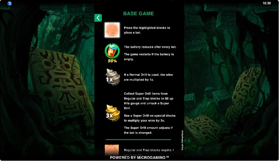 Incan Adventure Symbols